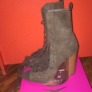 Liliana lace up heels